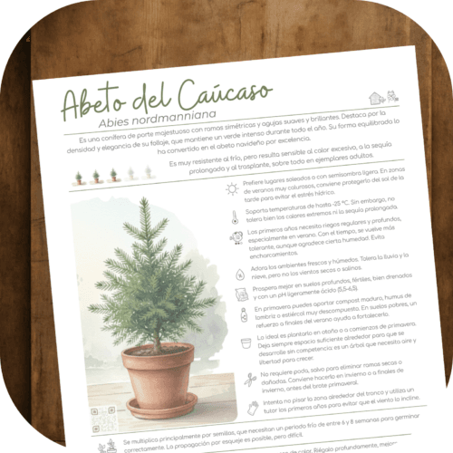Cómo cuidar el abeto del Cáucaso (Abies nordmanniana)