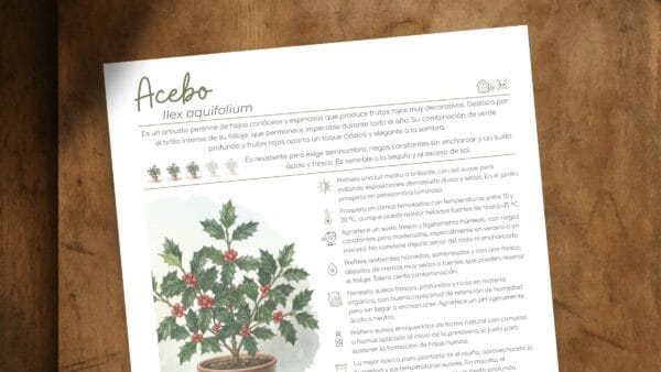 Cómo cuidar el acebo (Ilex aquifolium)