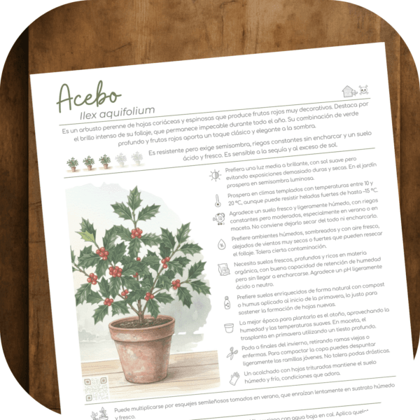 Cómo cuidar el acebo (Ilex aquifolium)