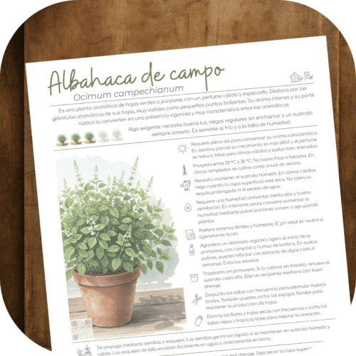 Cómo cuidar la albahaca de campo (Ocimum campechianum)