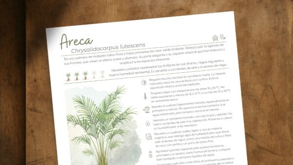 Cómo cuidar la areca (Chrysalidocarpus lutescens)