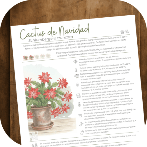 Cómo cuidar el cactus de Navidad (Schlumbergera truncata)