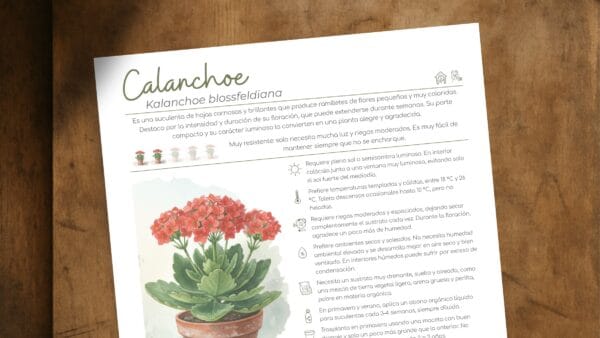 Cómo cuidar el calanchoe (Kalanchoe blossfeldiana)