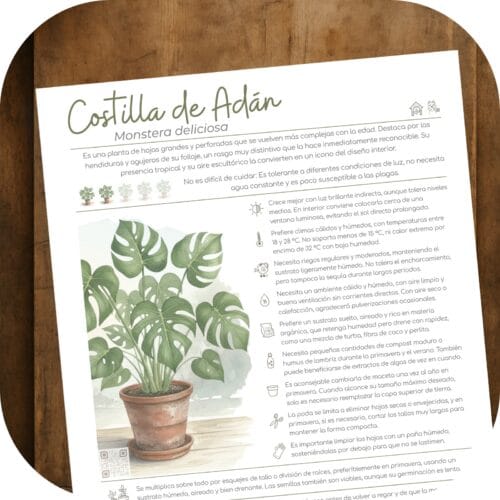 Cómo cuidar la costilla de Adán (Monstera deliciosa)