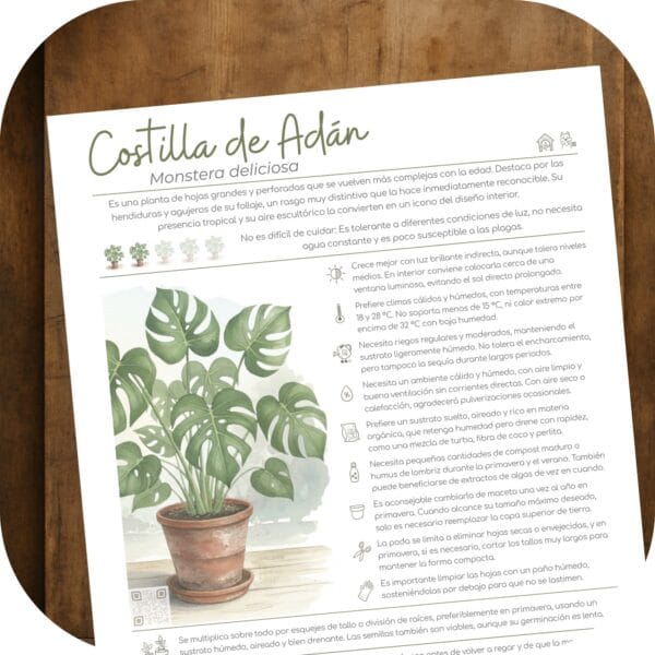 Cómo cuidar la costilla de Adán (Monstera deliciosa)