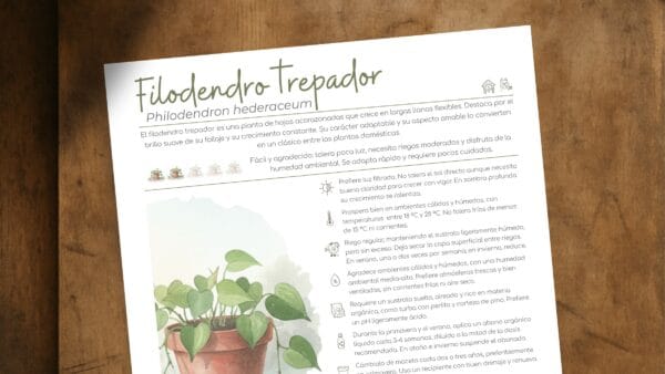 Cómo cuidar el filodendro trepador (Philodendron hederaceum)