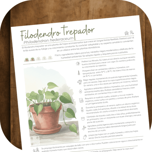 Cómo cuidar el filodendro trepador (Philodendron hederaceum)