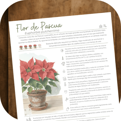 Cómo cuidar la flor de Pascua (Euphorbia pulcherrima)