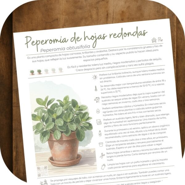 Cómo cuidar la peperomia de hojas redondas (Peperomia obtusifolia)