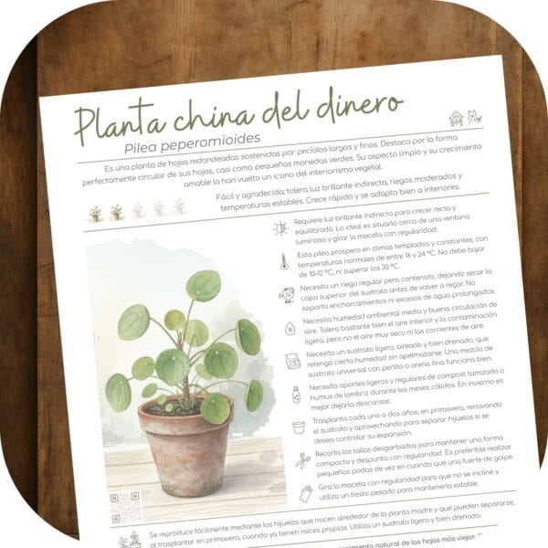 Cómo cuidar la planta china del dinero (Pilea peperomioides)