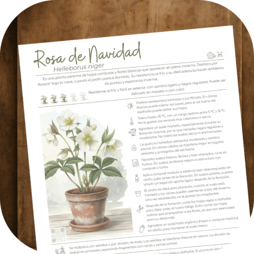 Cómo cuidar la rosa de Navidad (Helleborus niger)