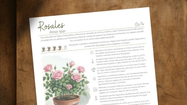 Cómo cuidar los rosales (Rosa spp.)