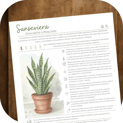 Cómo cuidar la sanseviera (Dracaena trifasciata)