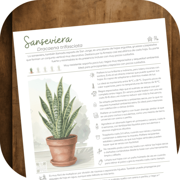 Cómo cuidar la sanseviera (Dracaena trifasciata)